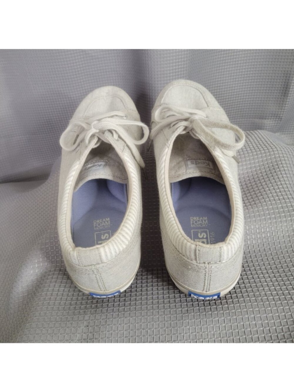 Keds Womens Size 9.5 Shoes Casual Sneakers Center Chambray Lace-Up Dream Foam - Picture 4 of 11